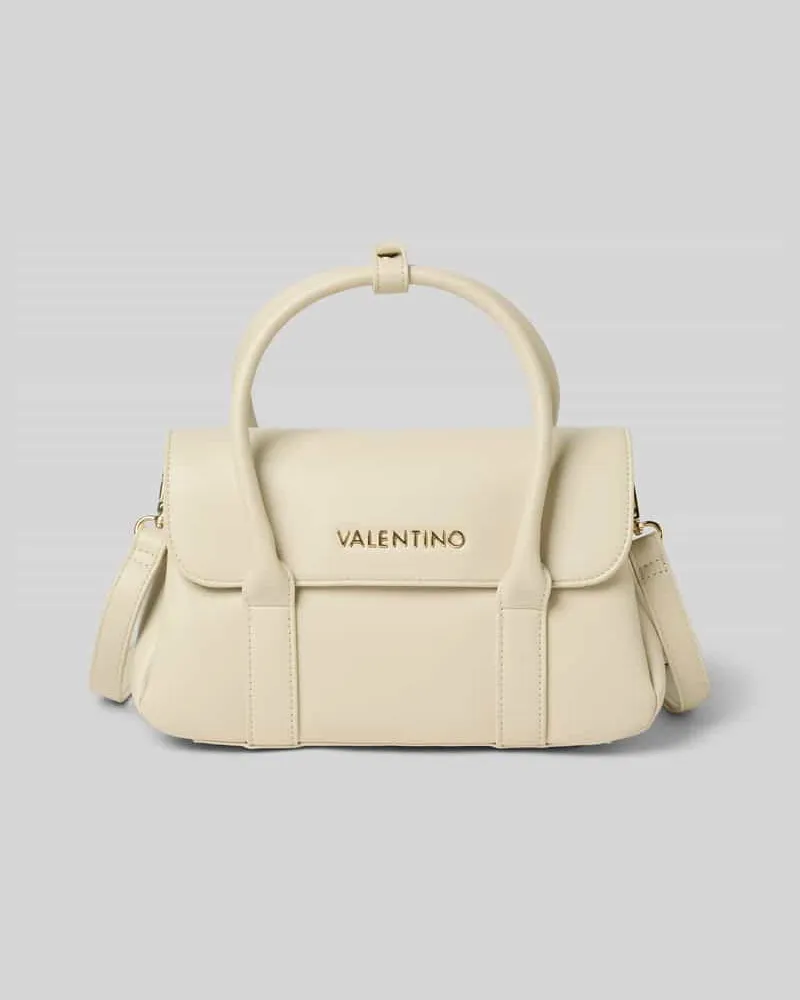 Valentino Bags Handtasche mit Label-Applikation Ecru