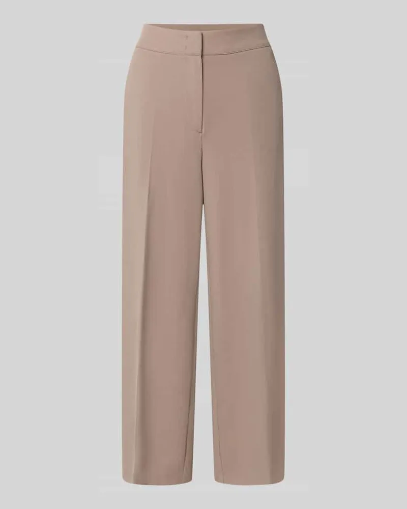Betty Barclay Regular Fit Weite Hose mit Bügelfalten Modell 'LT JULI Taupe