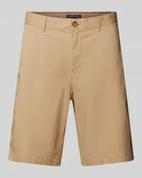 Michael Kors Regular Fit Shorts mit Gürtelschlaufen Khaki