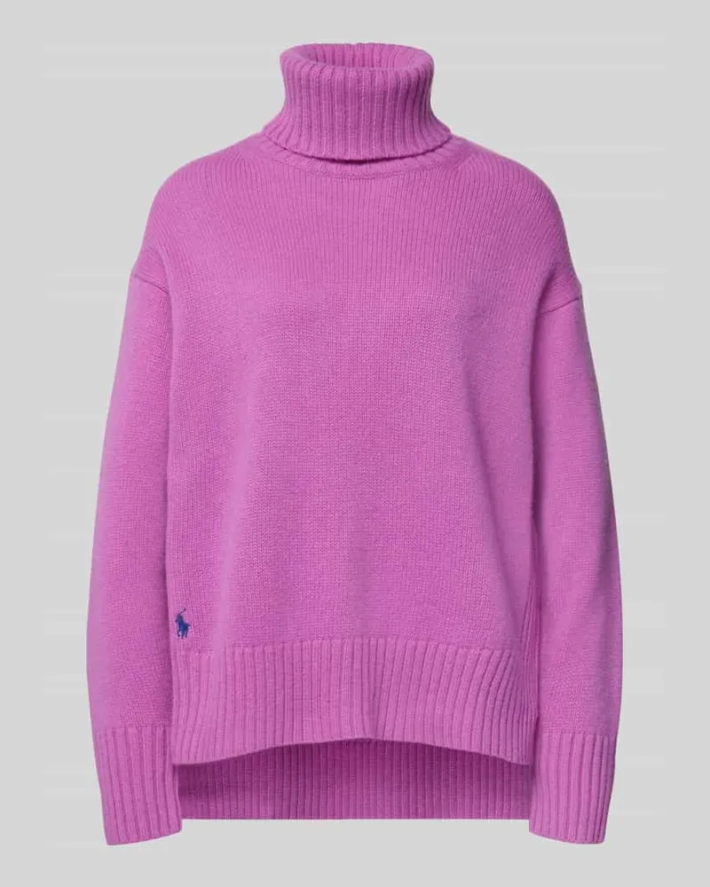 Ralph Lauren Strickpullover mit Rollkragen Purple