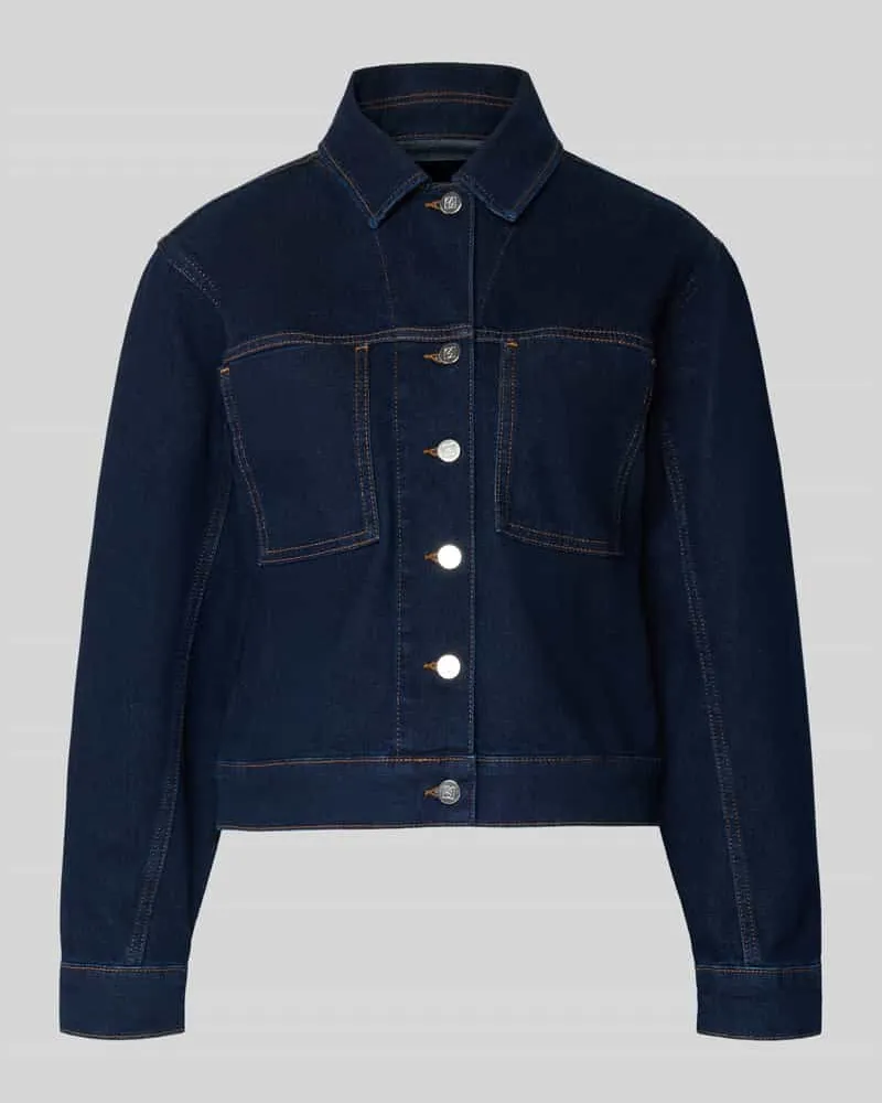 someday. Regular Fit Jeansjacke mit Brusttaschen Modell 'Nusilia Jeansblau