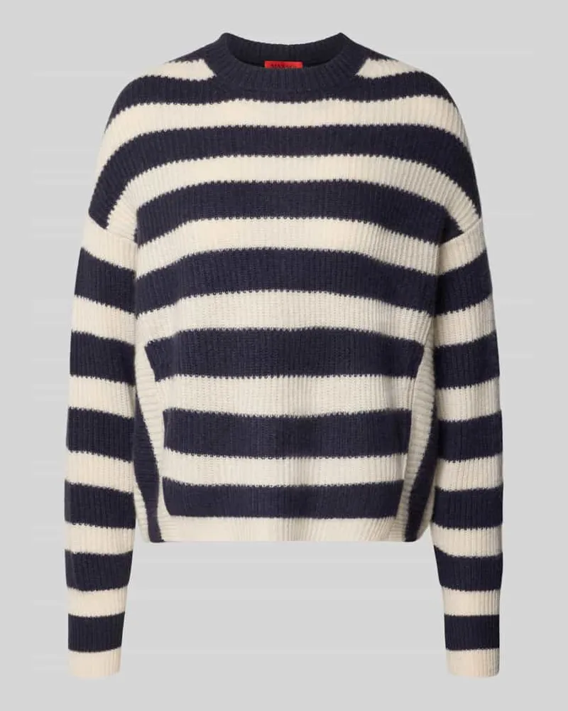 MAX&Co. Boxy Fit Strickpullover aus reinem Kaschmir Modell 'BRANDY Marine