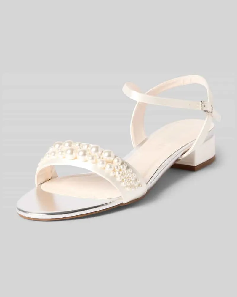 Rainbow Club Sandaletten mit Perlenbesatz Modell 'Kendall Offwhite