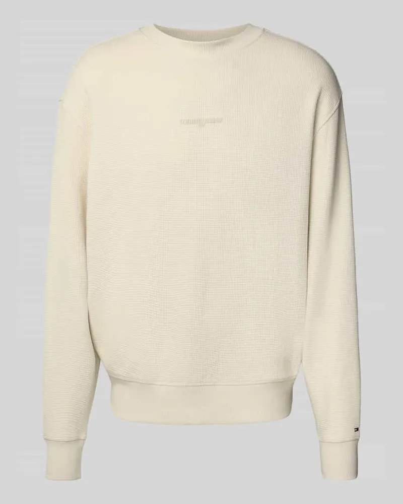 Tommy Hilfiger Comfort Fit Pullover aus reiner Baumwolle Sand