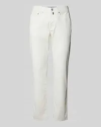 Pierre Cardin Tapered Fit Hose im 5-Pocket-Design Modell 'Lyon Weiss