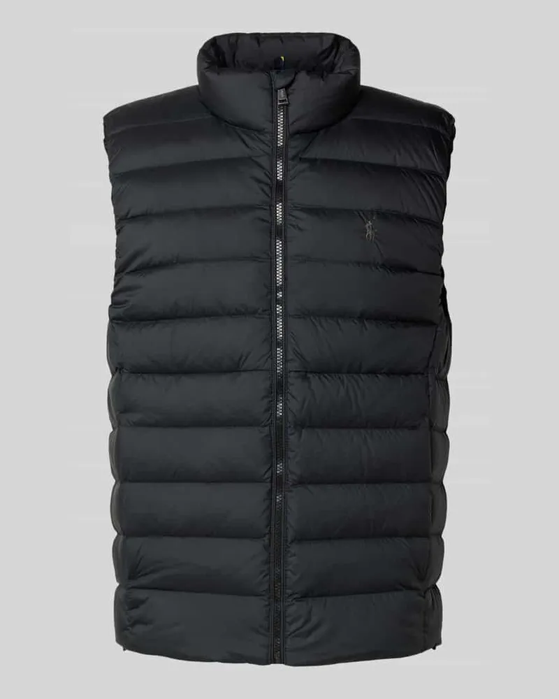 Ralph Lauren Steppweste mit Stehkragen Black