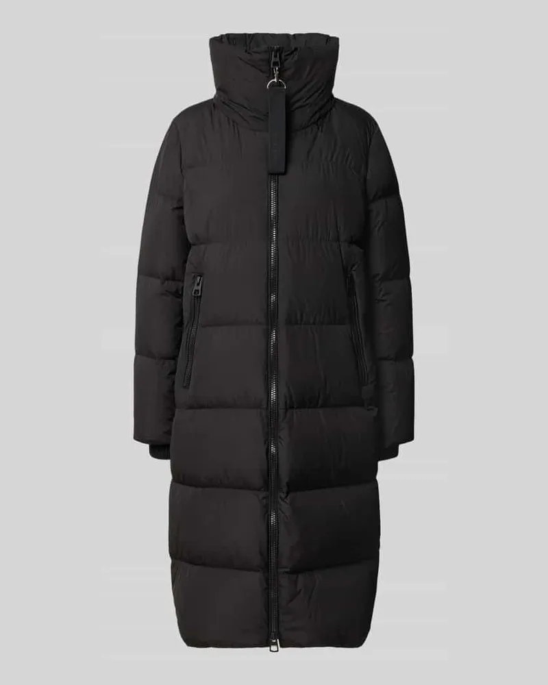 Marc O'Polo Regular Fit Daunenmantel mit abnehmbaren Rucksackriemen Black