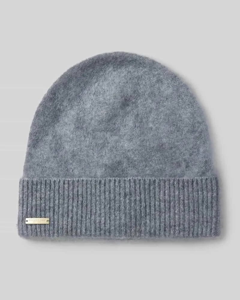 Seeberger Beanie aus reinem Kaschmir Mittelgrau