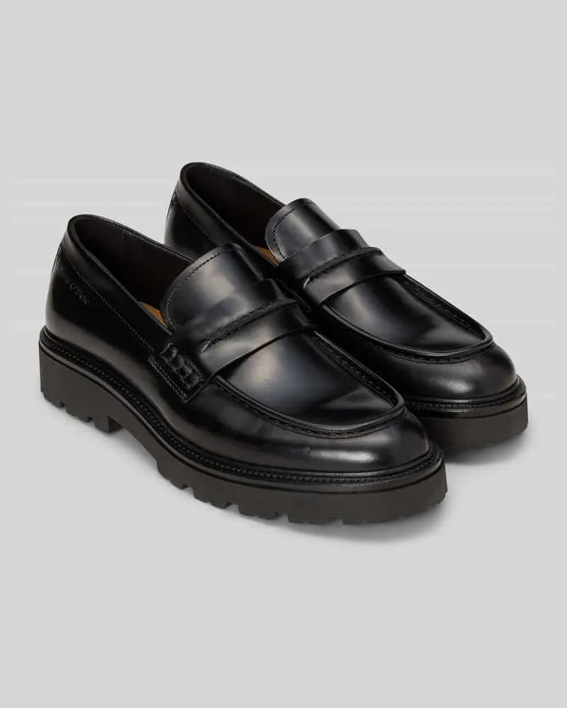 Marc O'Polo Loafer aus echtem Rindsleder Modell 'Phil Black