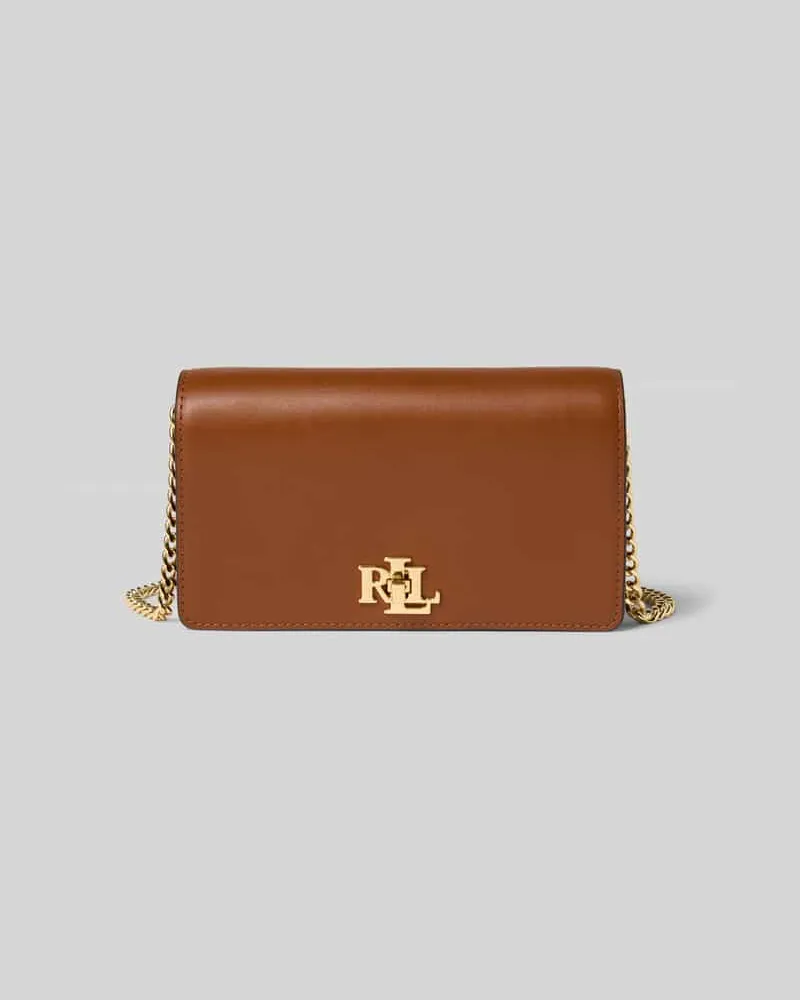 Ralph Lauren Umhängetasche mit Label-Applikation Cognac