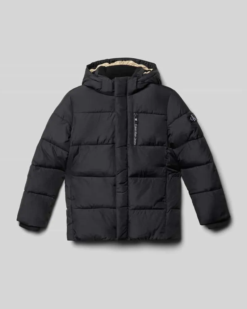 Calvin Klein Steppjacke mit Reißverschlusstasche Black