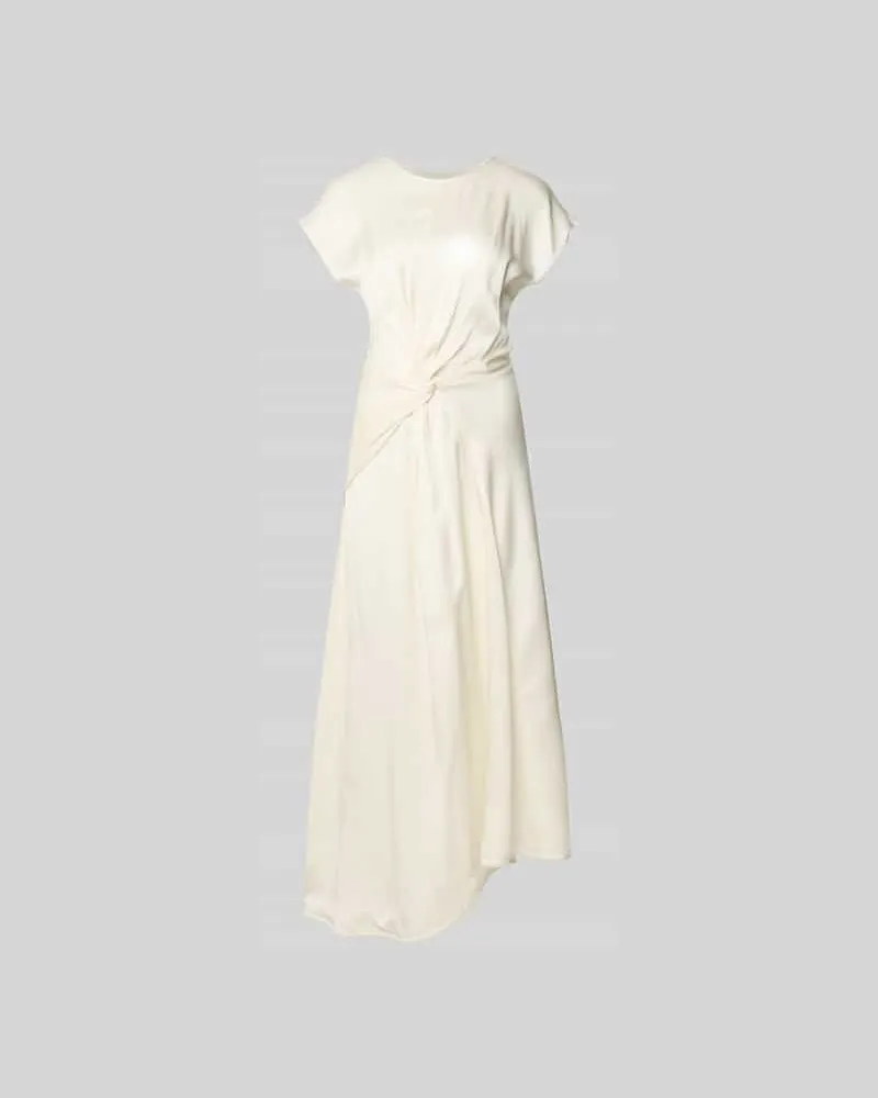 Victoria Beckham Maxikleid mit Viskose-Anteil Weiss
