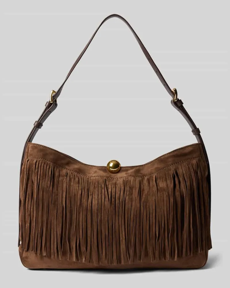 Furla Shoulder Bag aus echtem Leder Modell 'SFERA Dunkelbraun