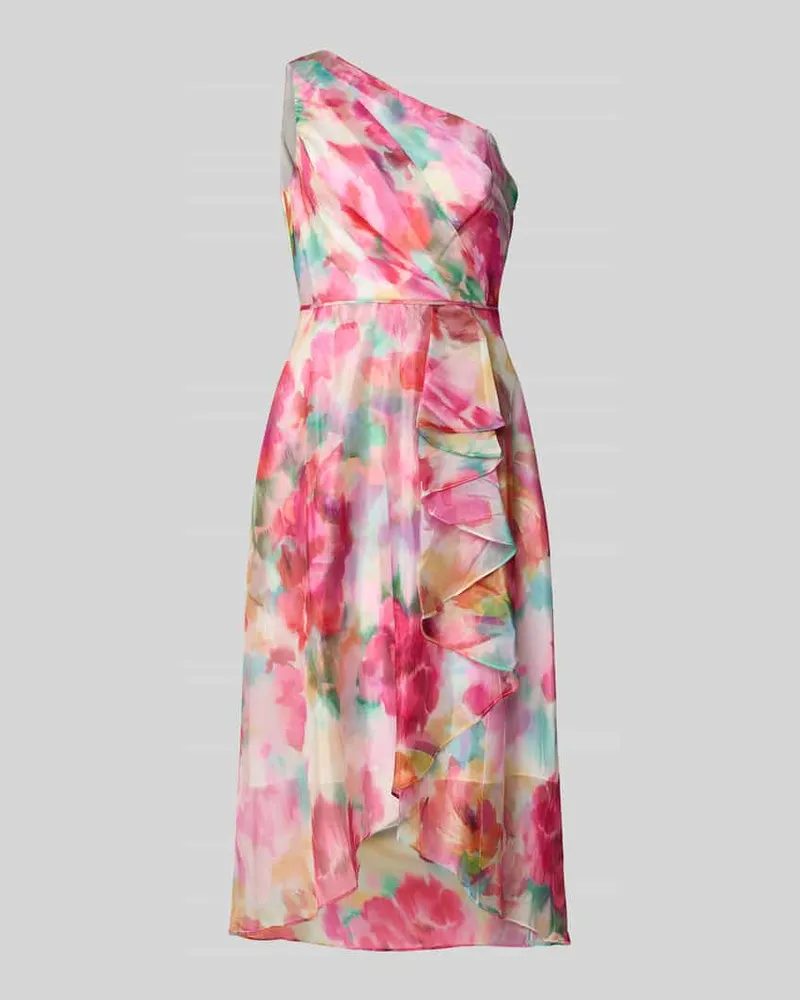 Adrianna Papell Cocktailkleid im One-Shoulder-Look Offwhite
