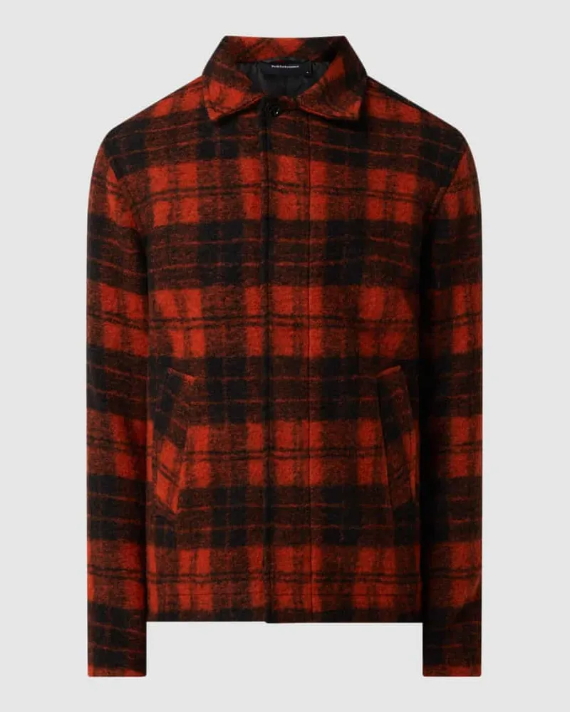 Peak Performance Jacke aus Wollmischung Rot