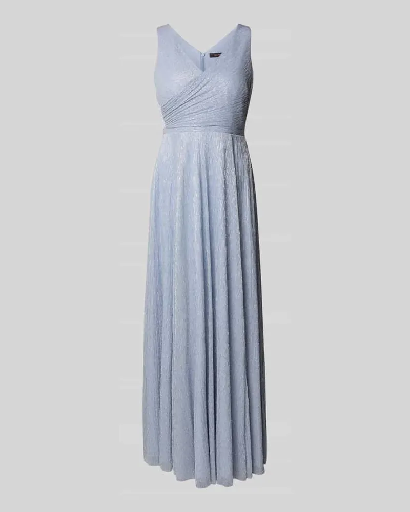 Vera Mont Abendkleid in Wickel-Optik Hellblau