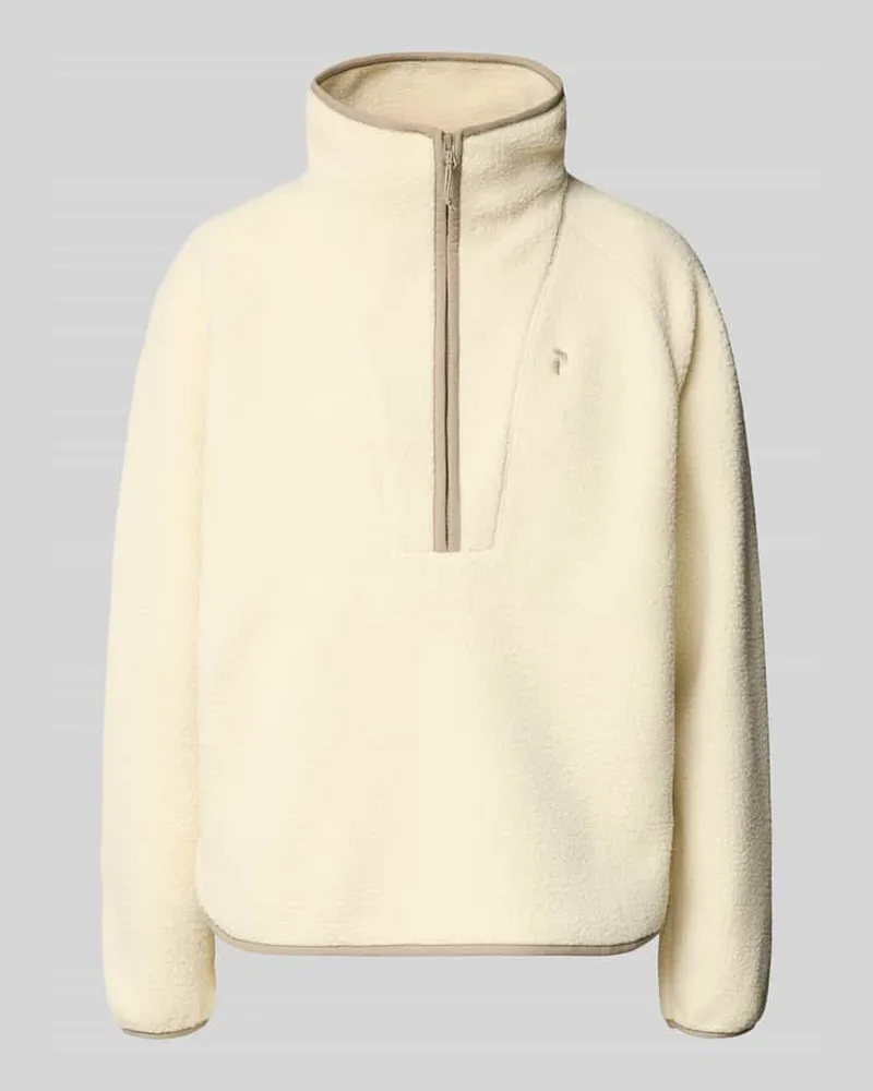 Peak Performance Regular Fit Sweatshirt mit Stehkragen Sand