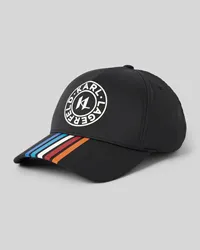 Karl Lagerfeld Basecap mit Label-Detail Black