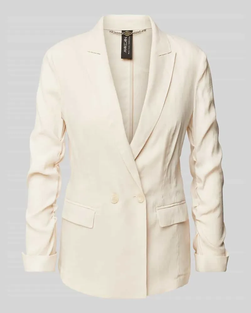Marc Cain Leinenblazer mit Reverskragen Sand