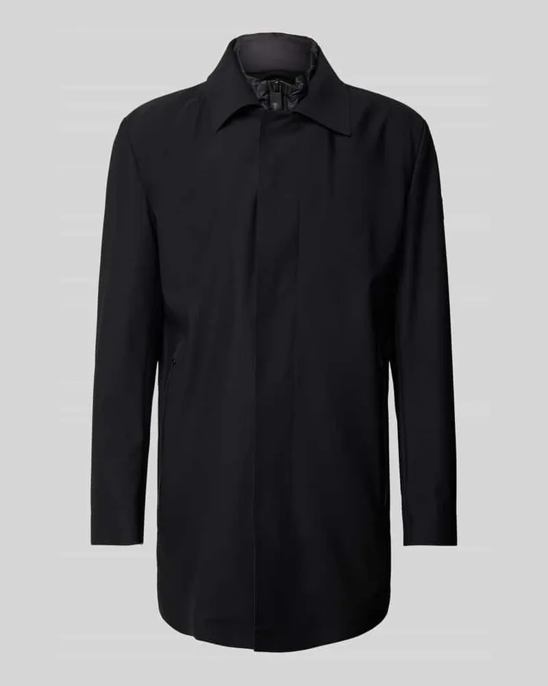 Strellson Mantel mit Reißverschlusstaschen Black