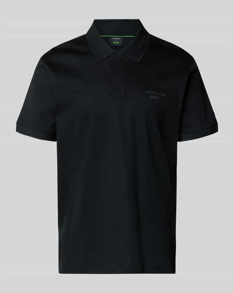 HUGO BOSS Regular Fit Poloshirt aus reiner Baumwolle Modell ' PS Spirit 70 Plk Black