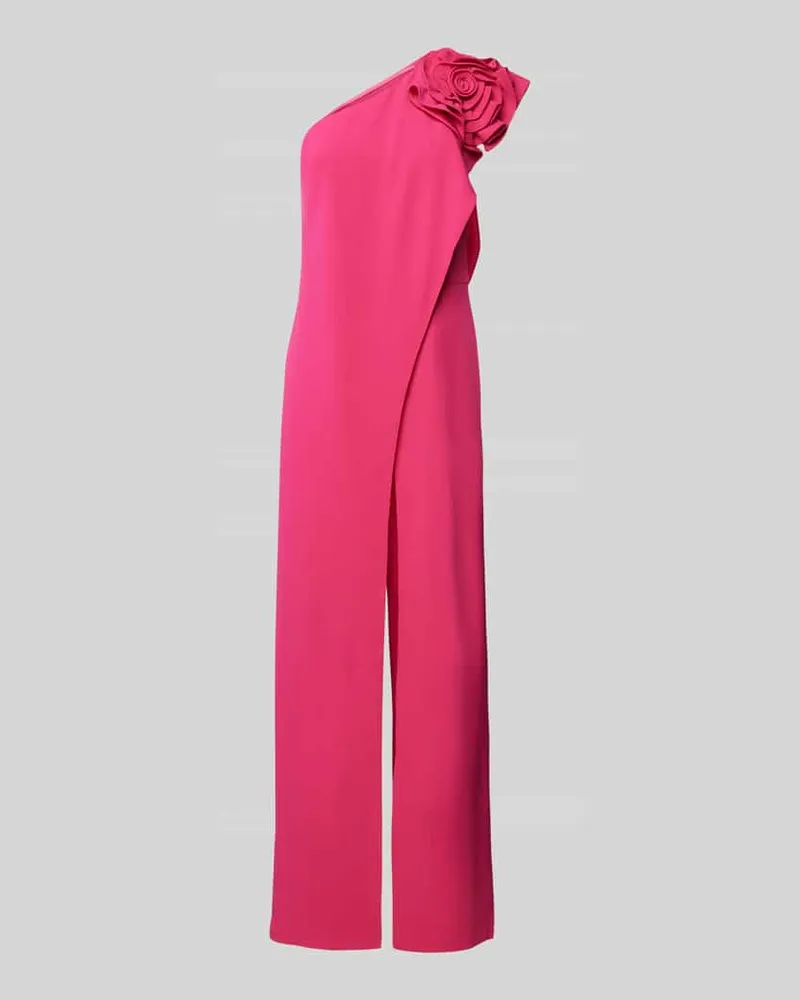 Adrianna Papell Jumpsuit mit One-Shoulder-Träger Pink