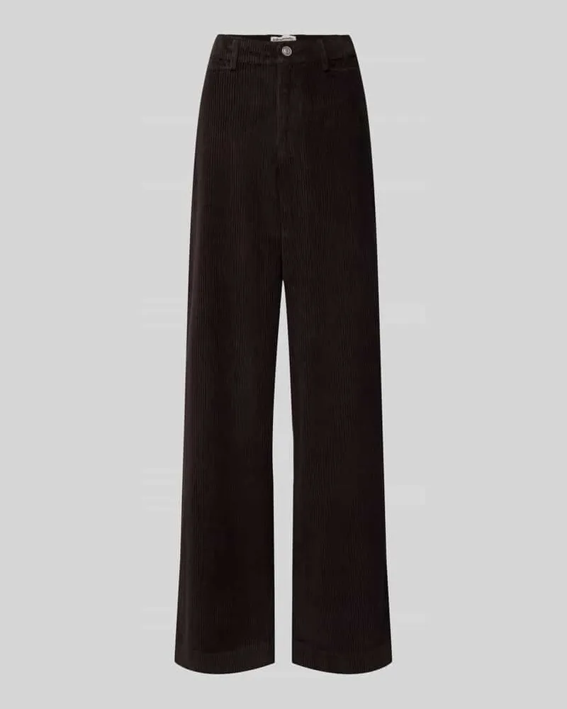 Lollys Laundry Cordhose mit weitem Bein Modell 'Florida Dunkelbraun