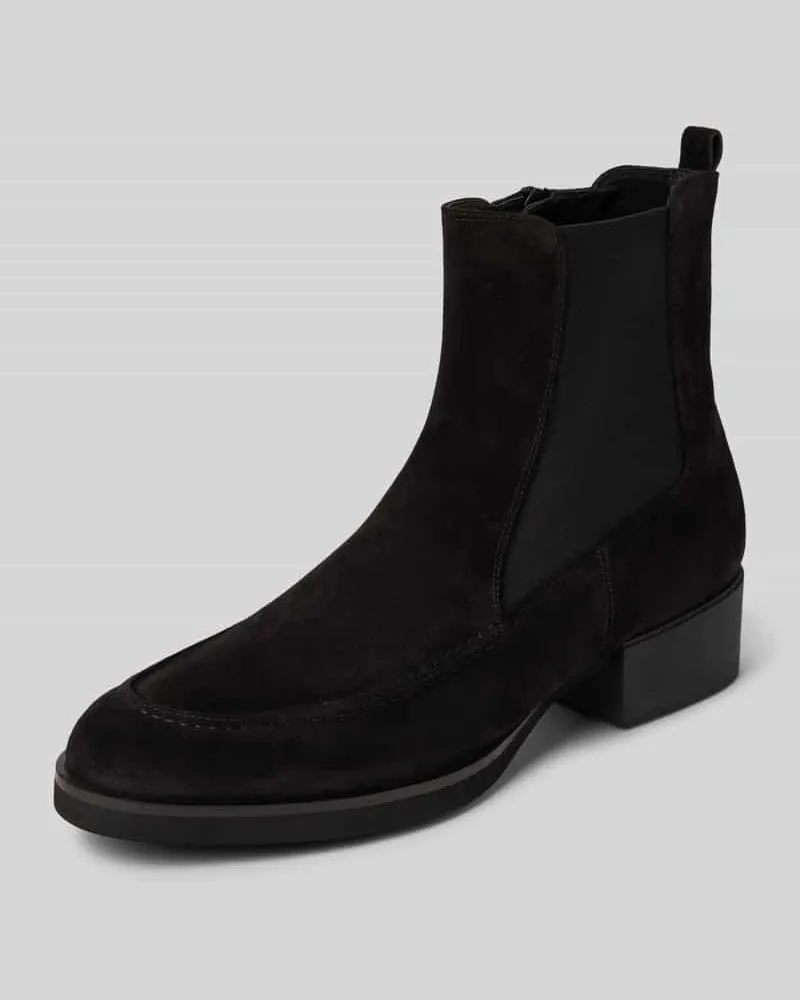Högl Chelsea Boots aus echtem Leder Modell 'Velour Black