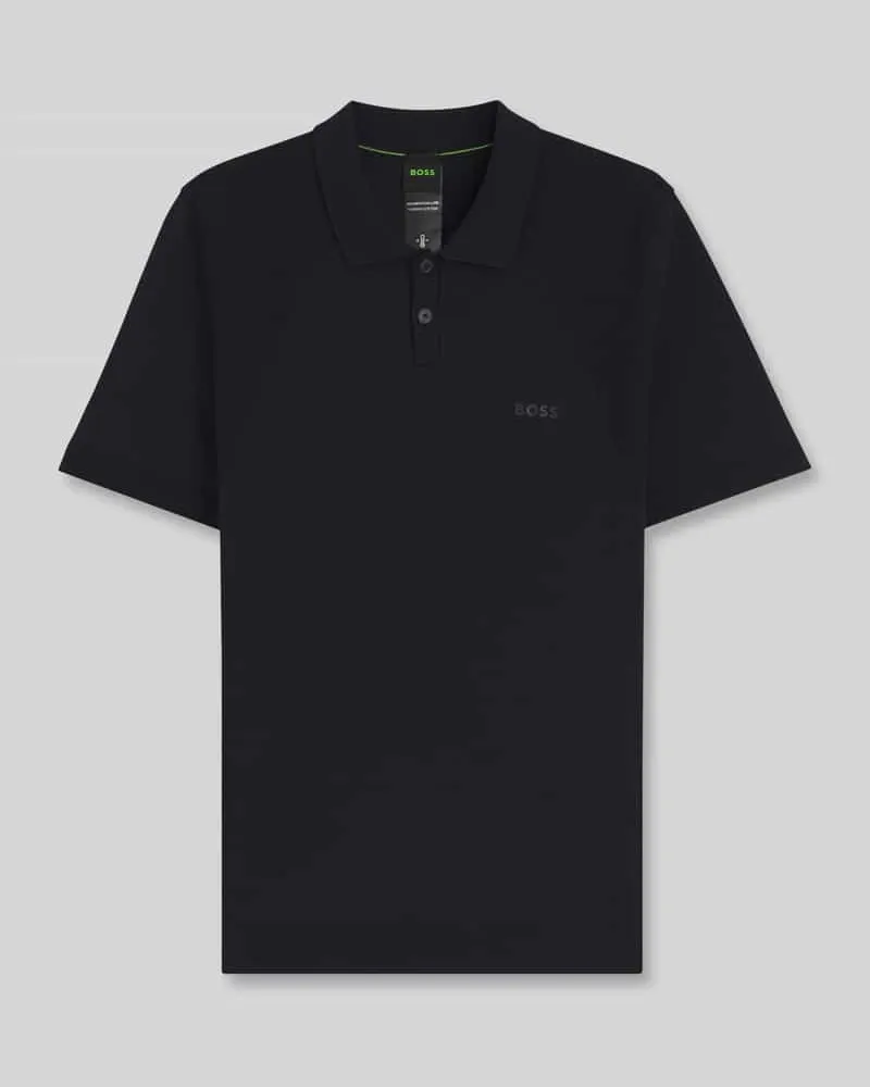 HUGO BOSS Poloshirt mit Logo Detail Marine