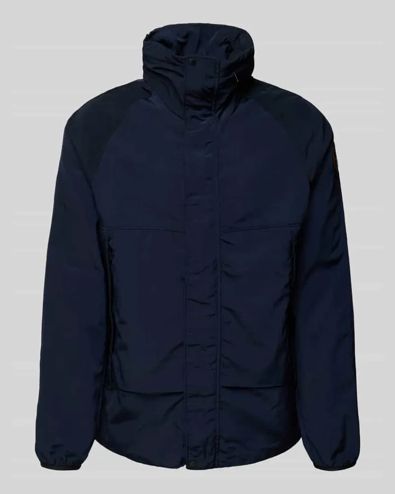Napapijri Jacke mit Stehkragen Modell 'BISENZIO Marine