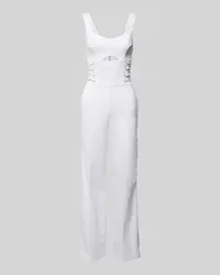 Liu Jo Jumpsuit mit Cut Out Offwhite