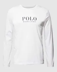 Ralph Lauren Longsleeve mit Label-Print Weiss