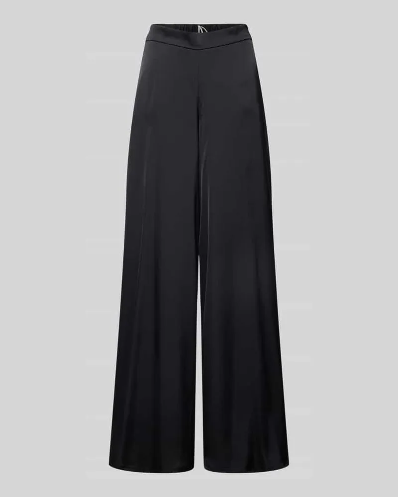 Vera Mont Wide Leg Hose mit elastischem Bund Black