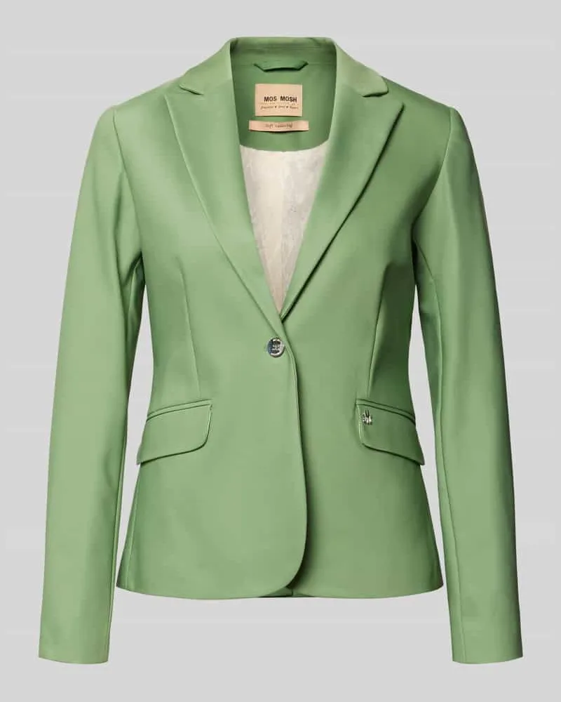 Mos Mosh Regular Fit Blazer mit Pattentaschen Modell 'Blake Gruen