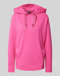 JOOP! Hoodie mit Logo-Stitching Fuchsia