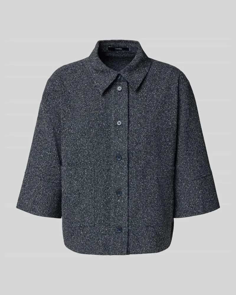 someday. Bluse mit Viskose-Anteil und Hemdblusenkragen Modell 'Zinami Marine