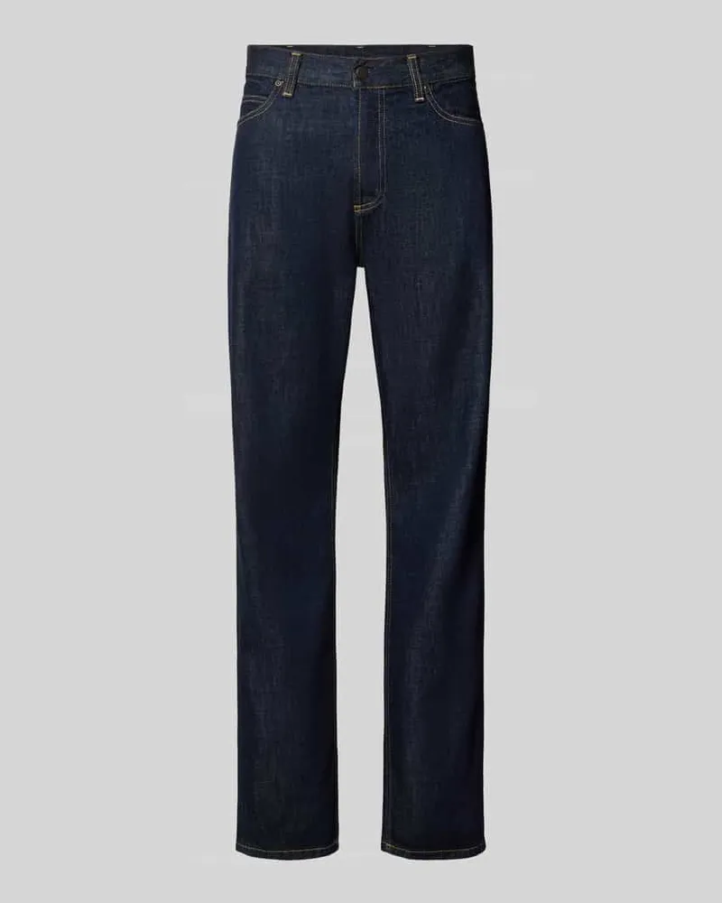 Carhartt WIP Slim Fit Jeans aus reiner Baumwolle Modell 'MARLOW Jeansblau