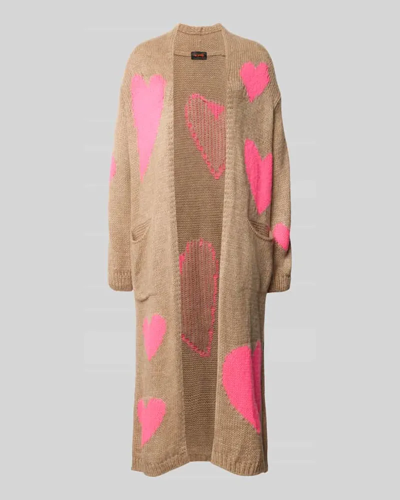 Miss Goodlife Strickjacke aus Alpaka-Mix Sand