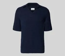 Regular Fit Poloshirt aus Bio-Baumwoll-Mix Modell 'BOUCLE