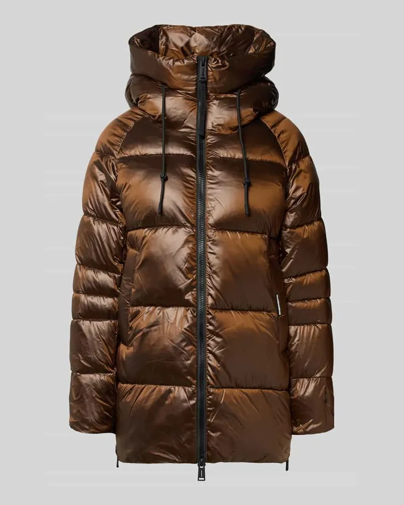 khujo Steppjacke mit Zweiwege-Reißverschluss Modell 'CARA Cognac