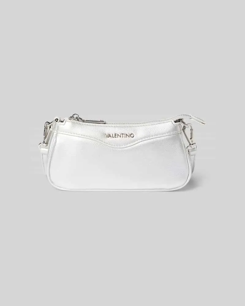 Valentino Bags Umhängetasche mit Label-Applikation Modell 'ELLY Silber