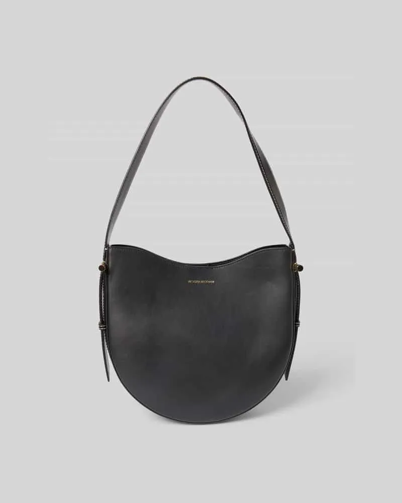 Victoria Beckham Shoulder Bag mit Logo-Detail Black
