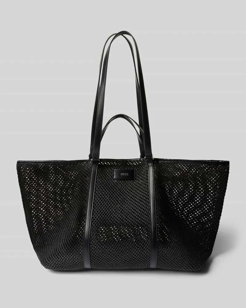 HUGO BOSS Shopper mit Tragehenkeln Modell 'PALMAH Black