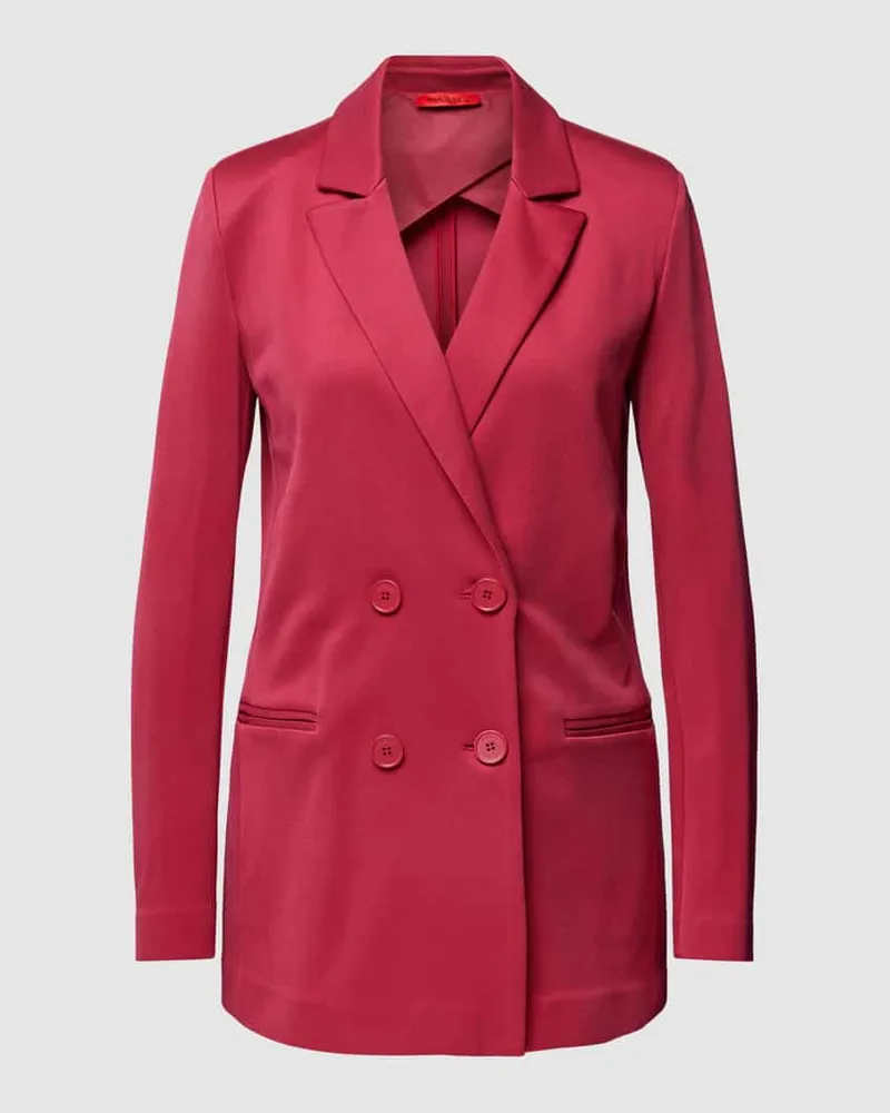MAX&Co. Blazer mit Eingrifftaschen Modell 'CREDERE Fuchsia