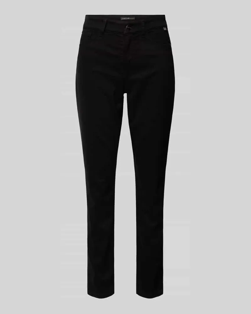 Marc Cain Slim Fit Hose mit Label-Applikation Black