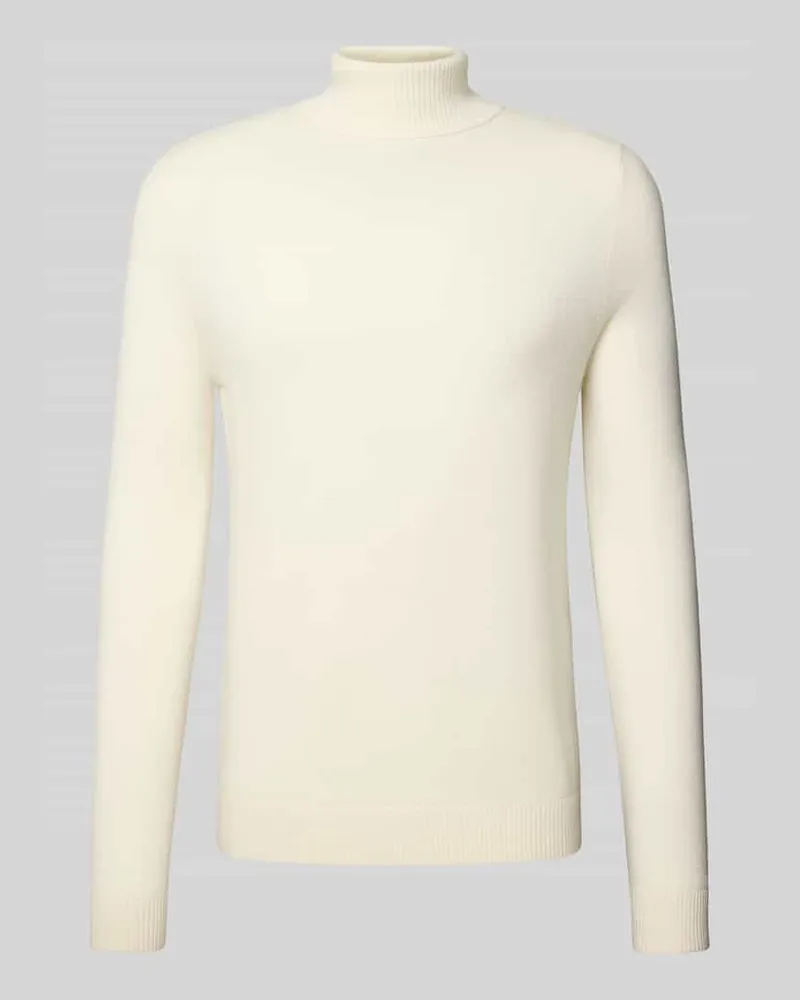 Christian Berg Strickpullover aus reinem Kaschmir Offwhite