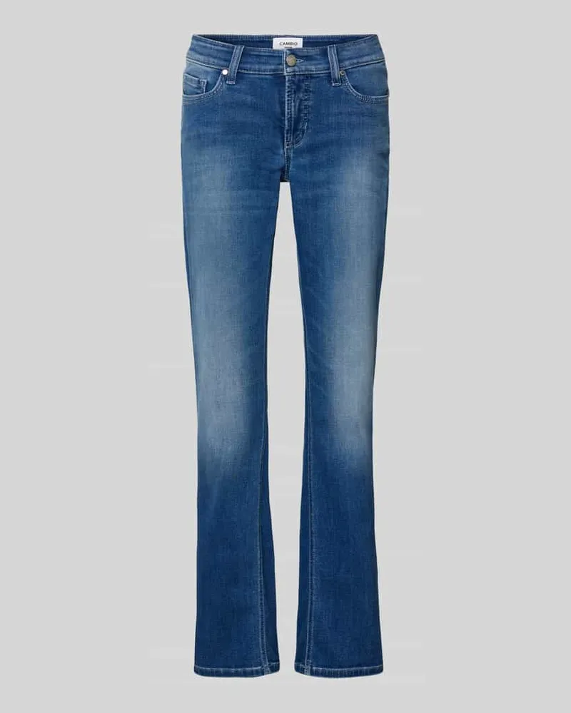 Cambio Straight Fit Jeans mit 5-Pocket-Design Blau