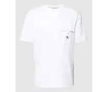 T-Shirt mit Brusttasche und Label-Patch