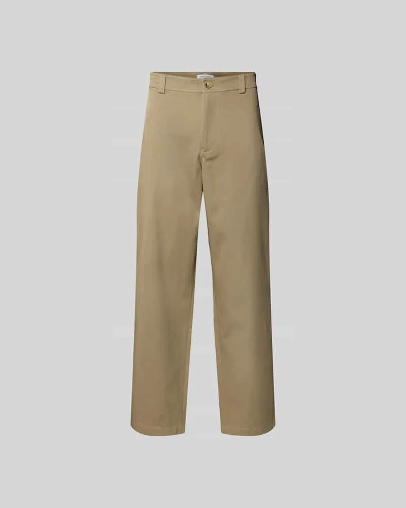 Kitsuné Stoffhose mit Gesäßtaschen Beige