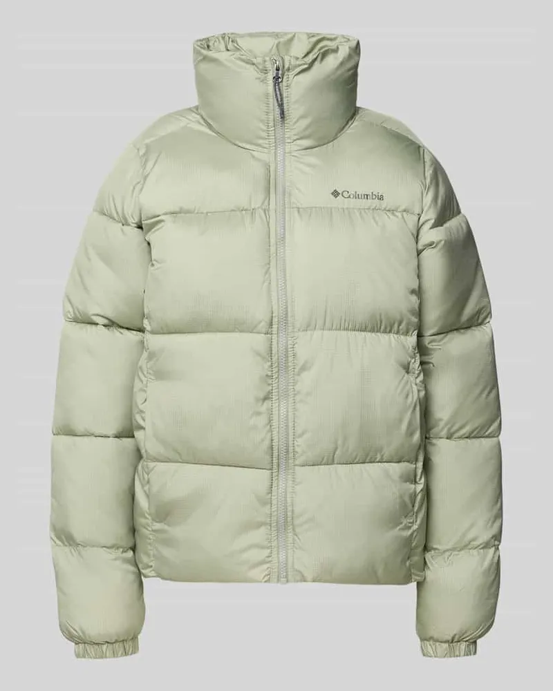 Columbia Sportswear Company Steppjacke mit Stehkragen und Reißverschluss Modell 'Puffect Beige